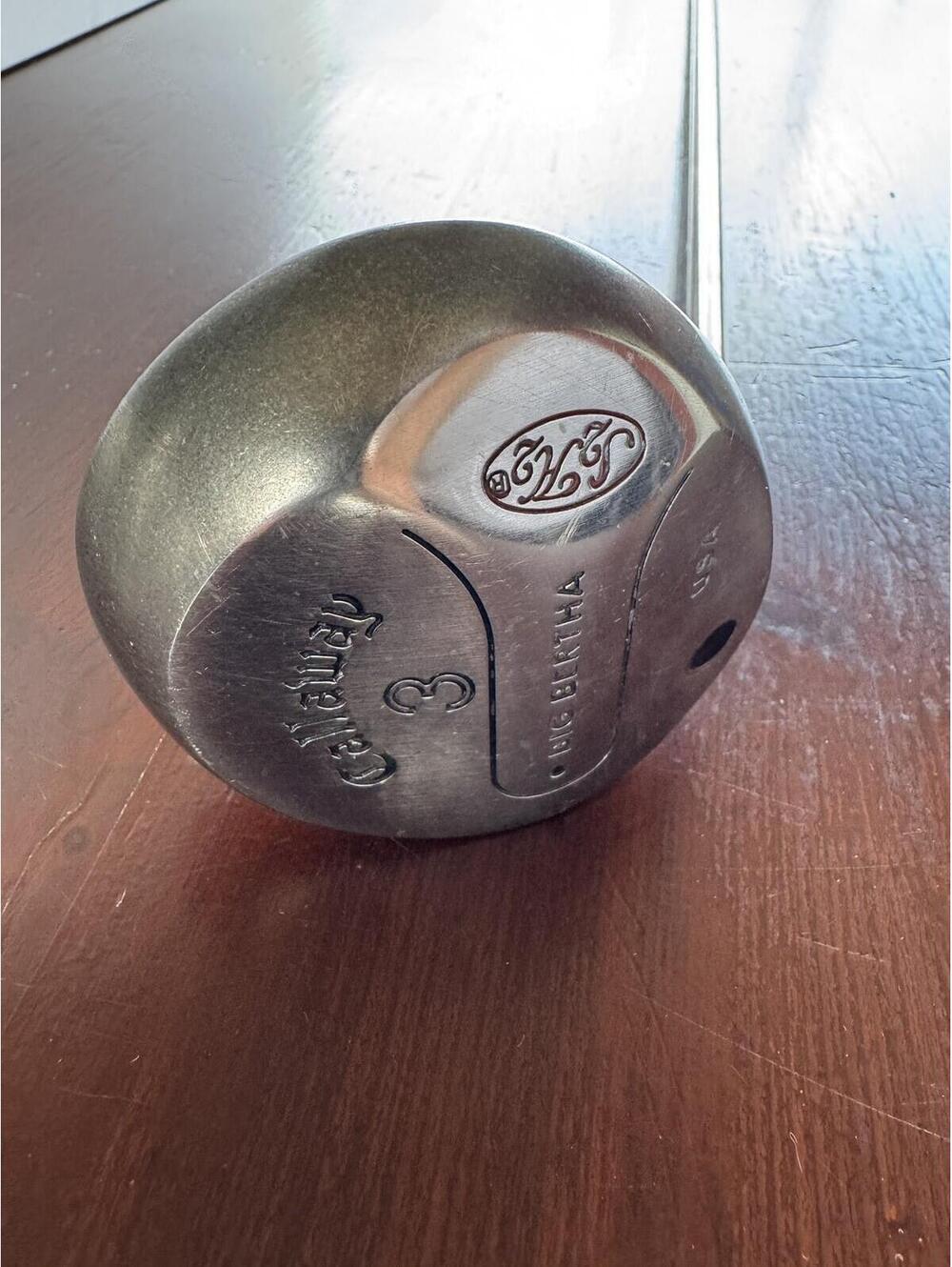 Callaway Big Bertha 3 Wood Fairway Club Right Handed Steel Shaft USA